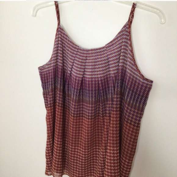 CAbi Autumn Mauve Houndstooth Cami Shades of Purple Lined Style 555 Size XL - Picture 6 of 7